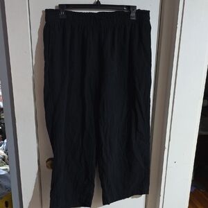 Black Relaxed Fit Pants